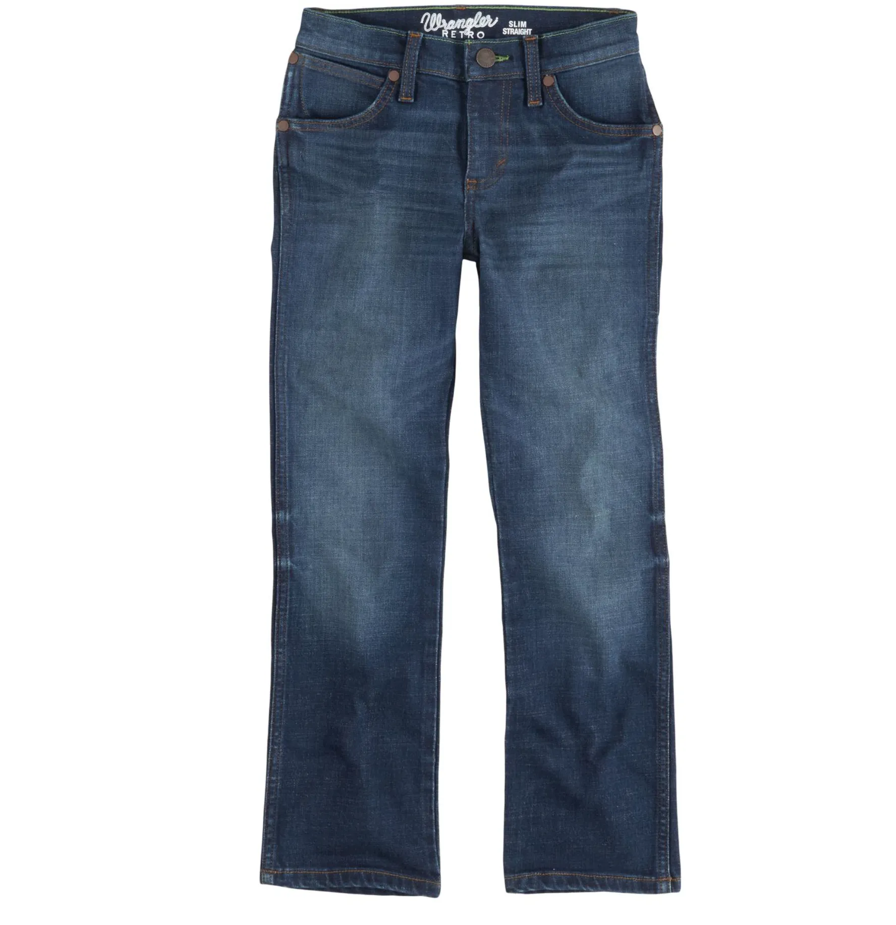 112323567 - Wrangler Boy's Retro Slim Straight Jeans - Regular