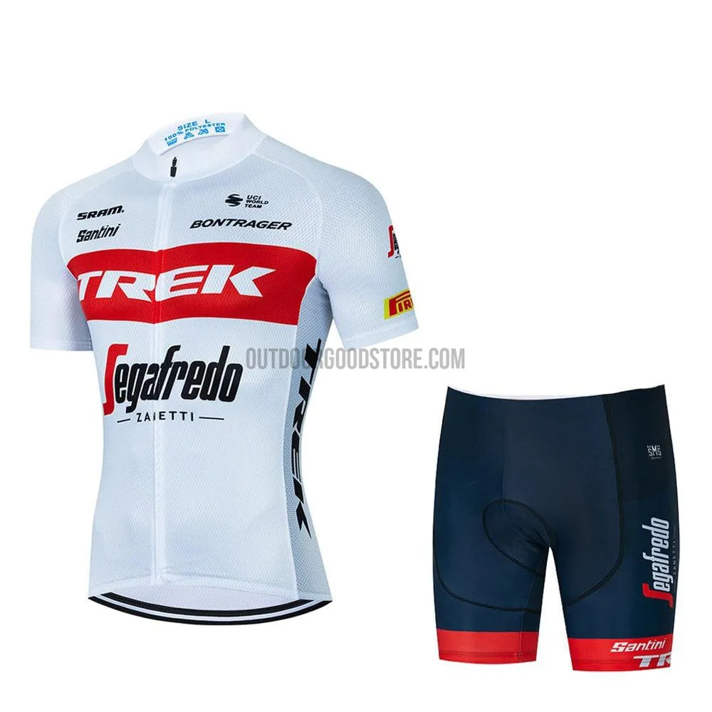 2022 TK White Cycling Bike Jersey Kit