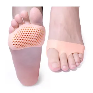 6pcs Breathable Sofe Foot Forefoot Pads Silicone Gel Foot Cushion Insoles Prevent Corn Callus Blisters Foot Care For Men Women
