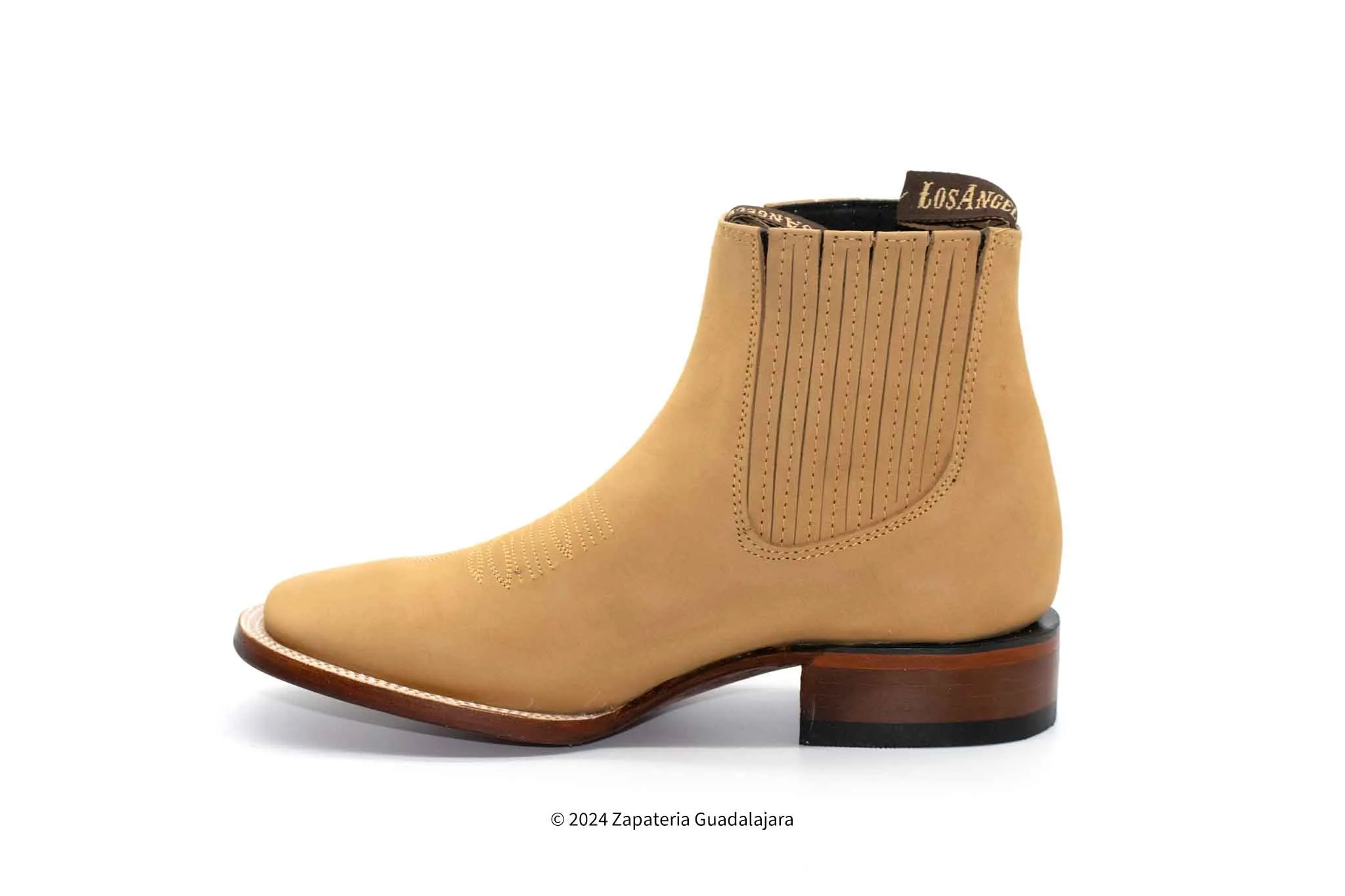 70BM6377 MEN WIDE SQUARE TOE NOBUCK PAJA LEATHER BOOT