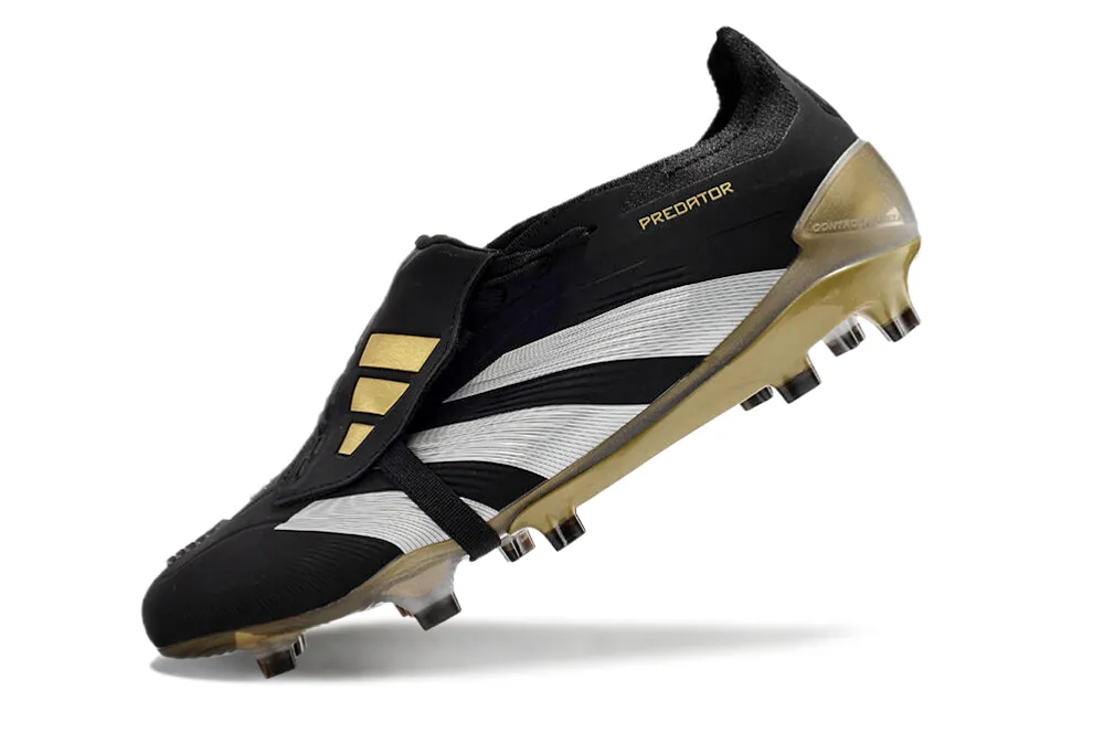 Adidas Predator Elite Shoes - Black | Gold | White - FREE SHIPPING WORLDWIDE