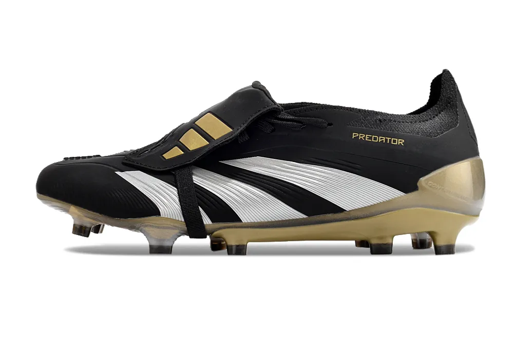 Adidas Predator Elite Shoes - Black | Gold | White - FREE SHIPPING WORLDWIDE