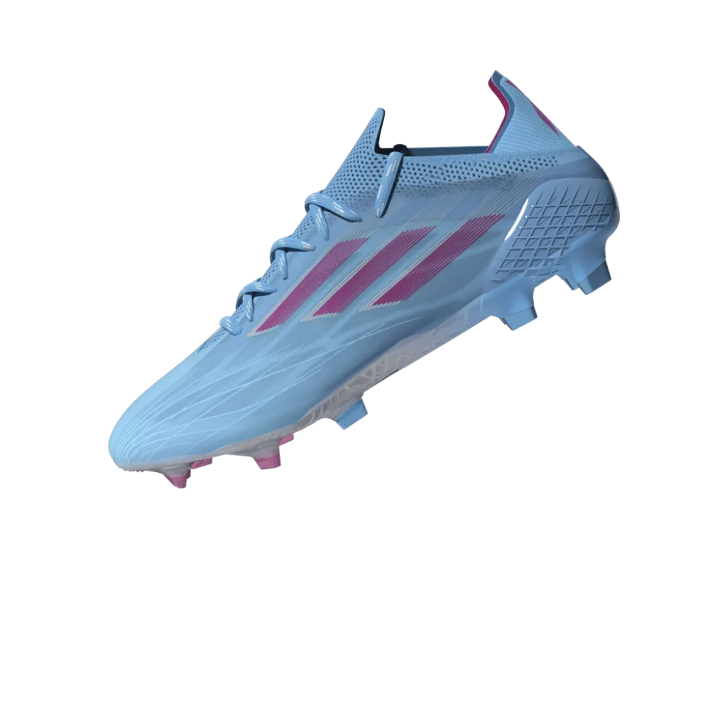 adidas X Speed Flow 1 FG Firm Ground Boots Sky Rush/Pink
