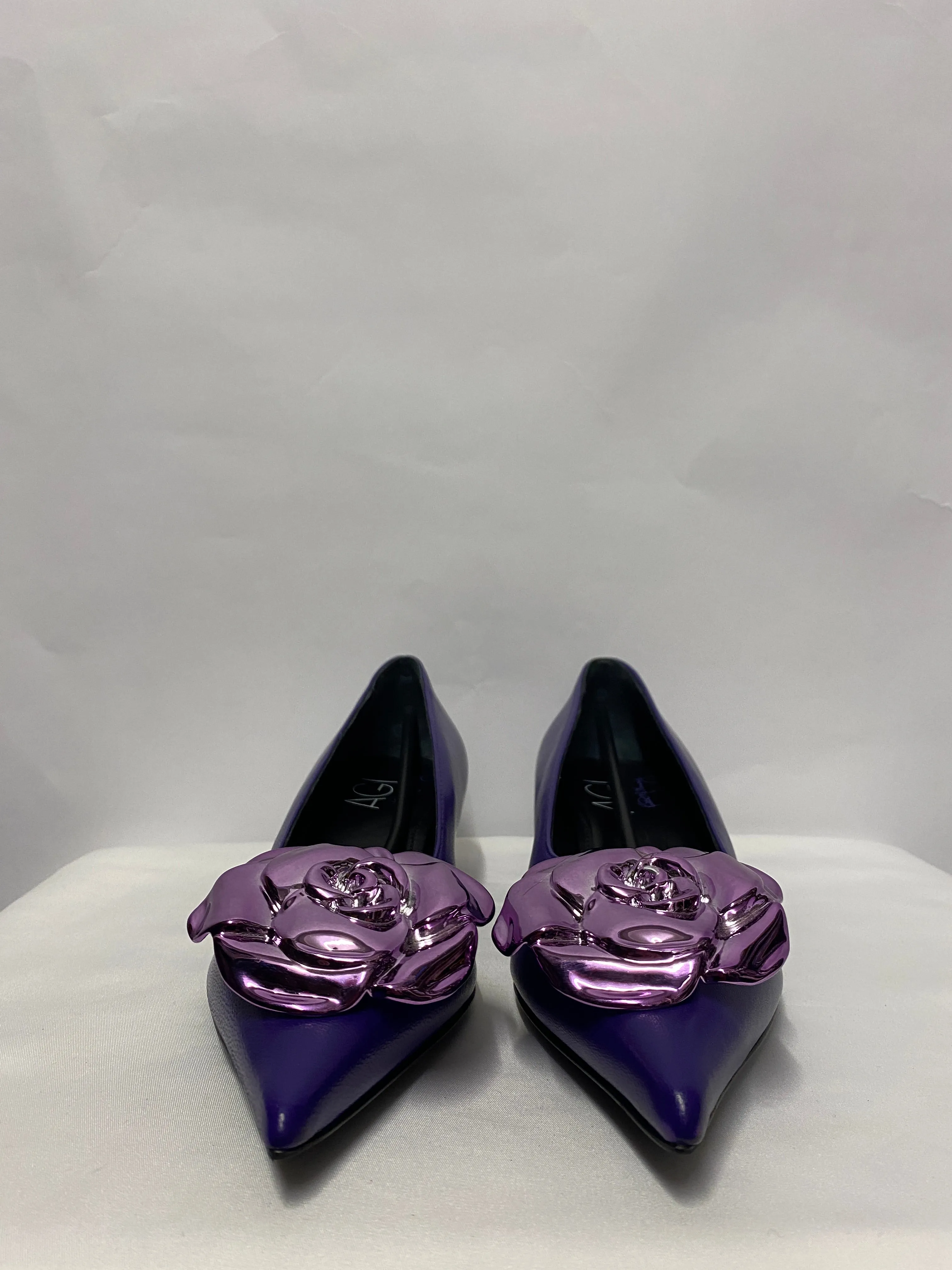 AGL Grape Limited Edition Leather K ONE Pumps 4 BNIB