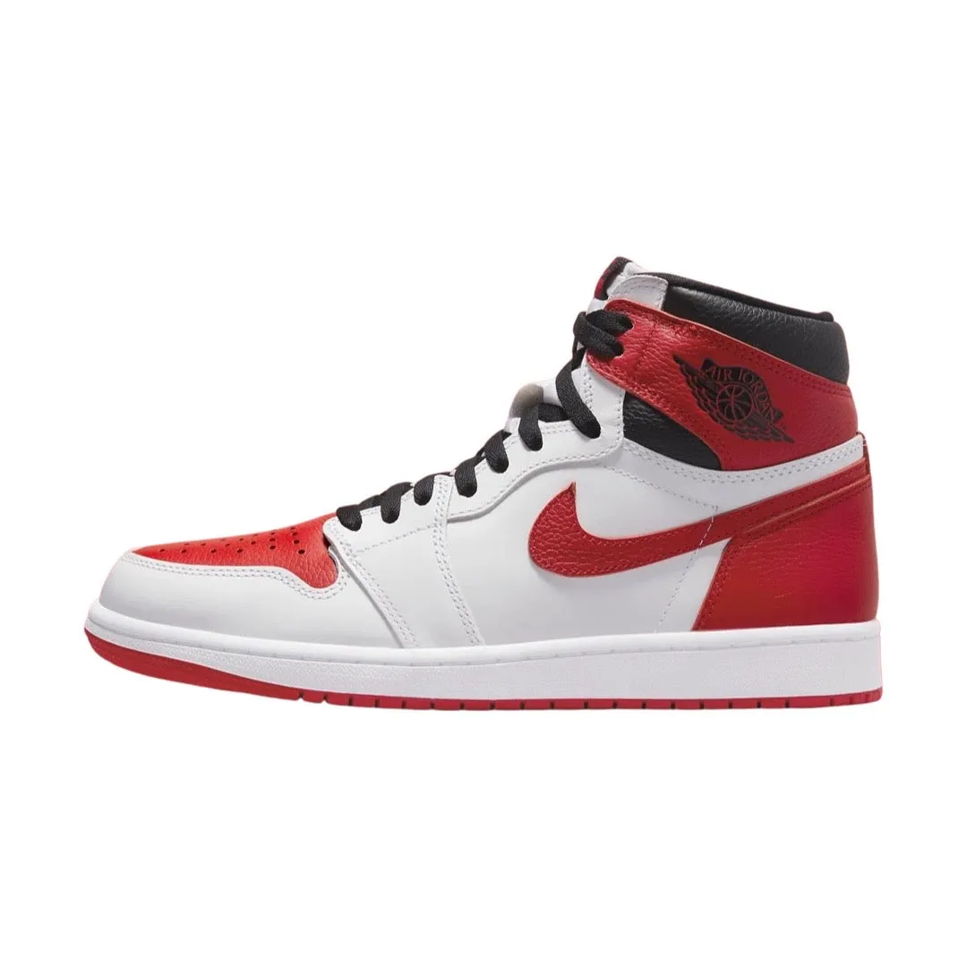 Air Jordan 1 High Retro Heritage White University Red Black