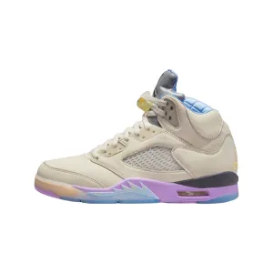 Air Jordan 5 SP We The Best Sail Washed Yellow Violet Star