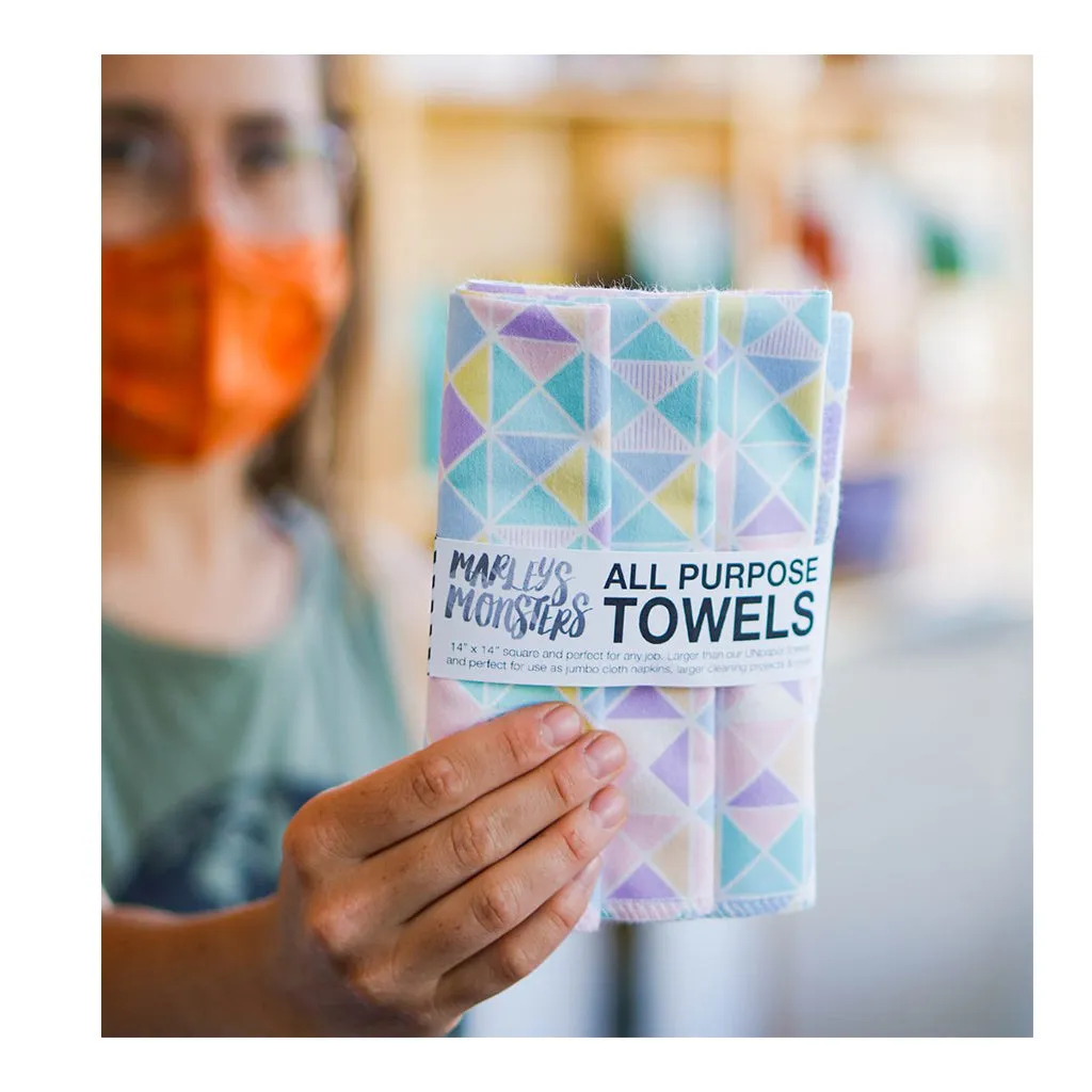 All Purpose Towels  (3 pack) by Marley's Monsters
