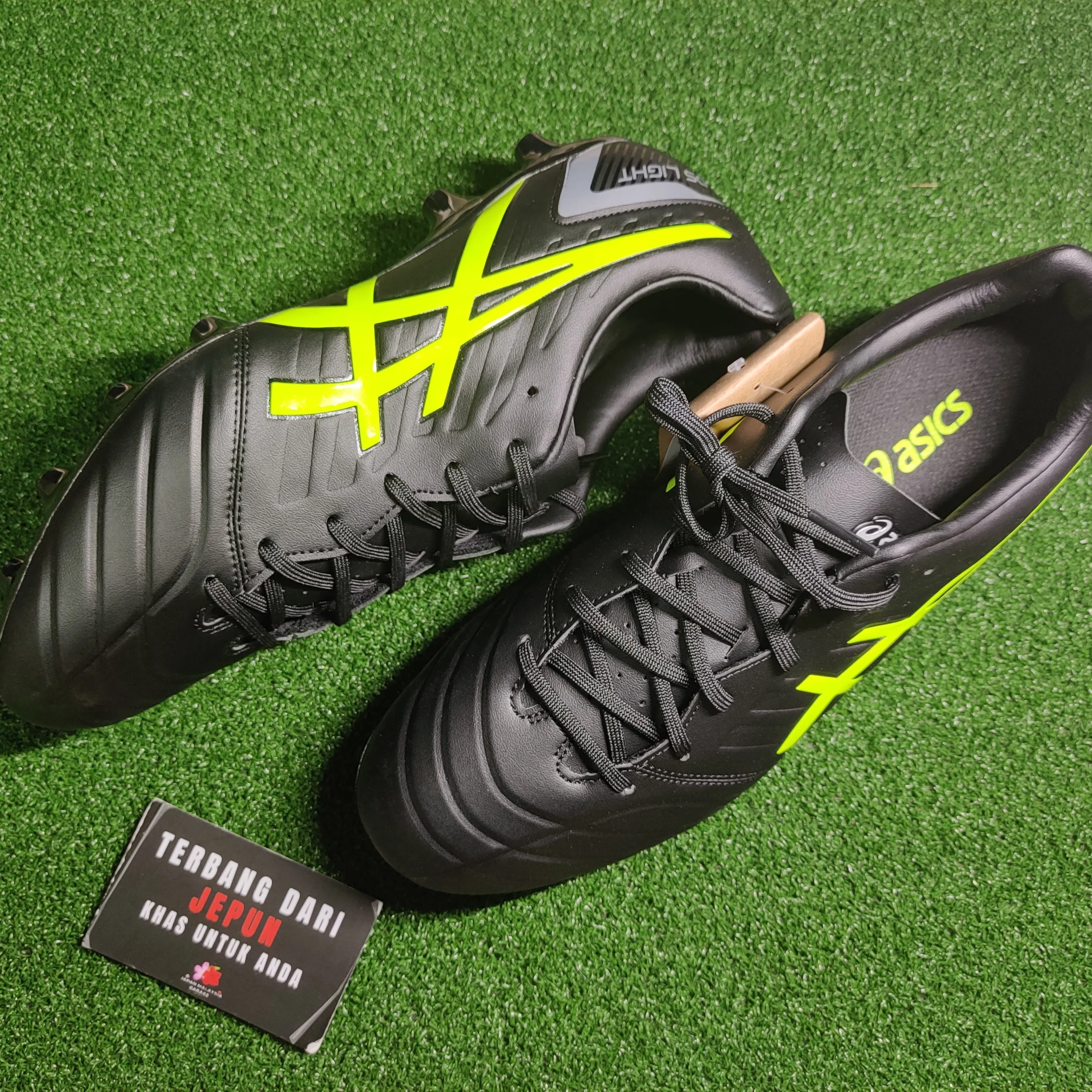 Asics DS Light Club Wide(Black/Safety Yellow)