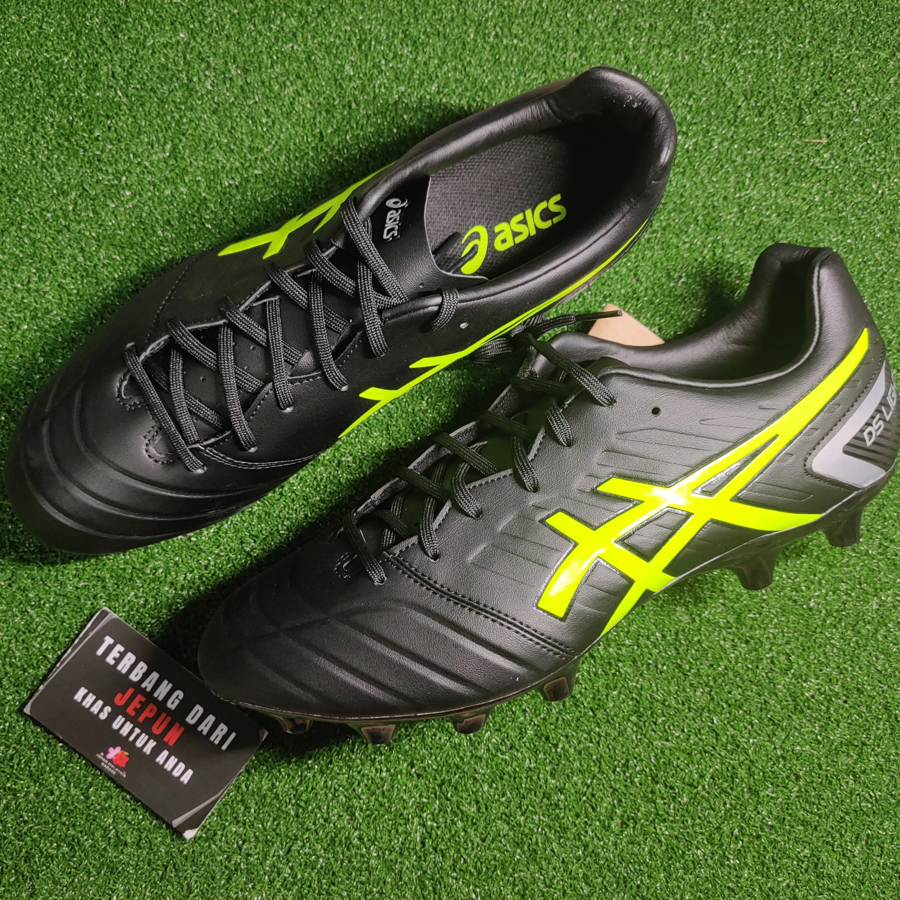 Asics DS Light Club Wide(Black/Safety Yellow)