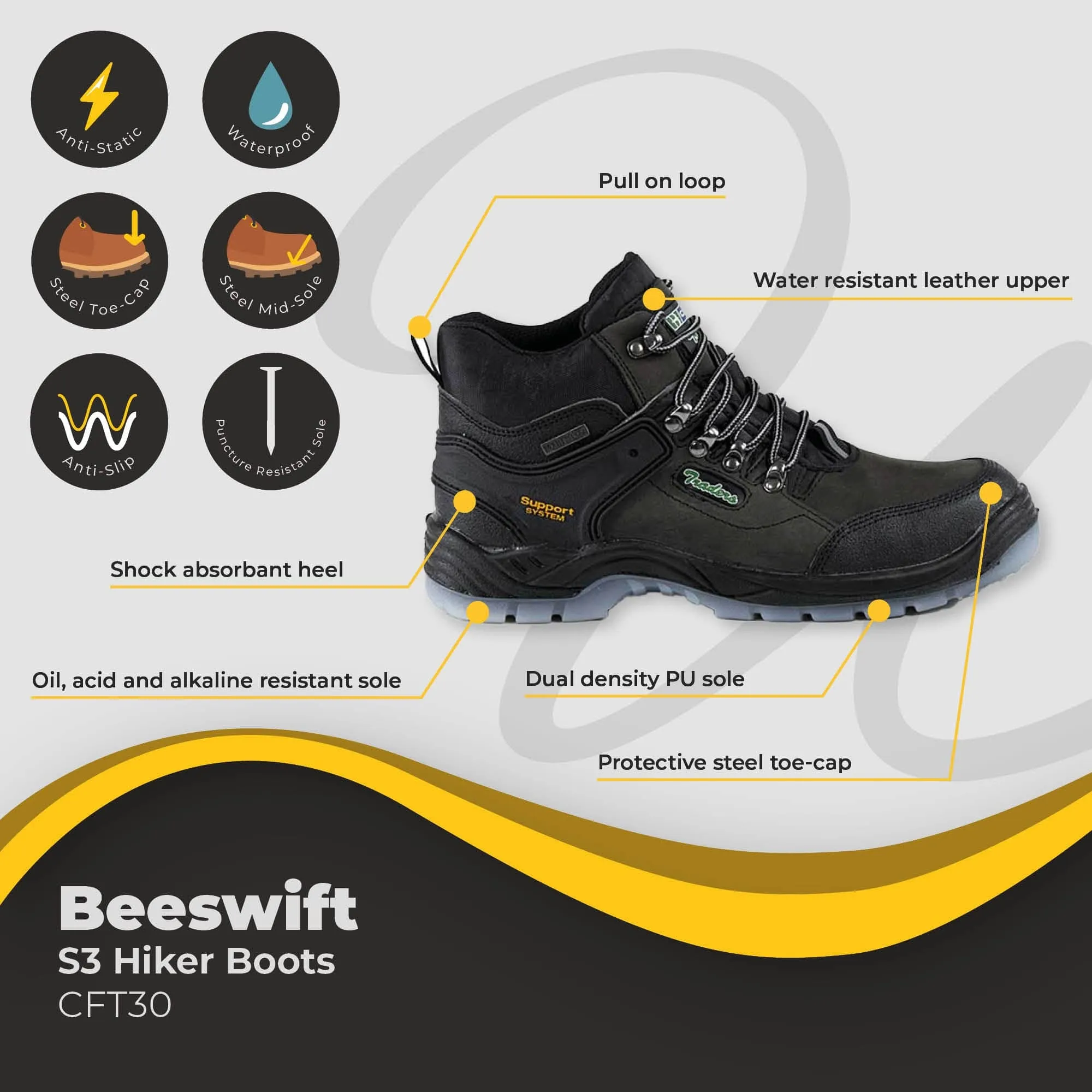 Beeswift Hiker Boot S3 CFT30