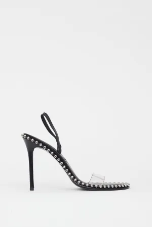 Black Nova Studded Heel