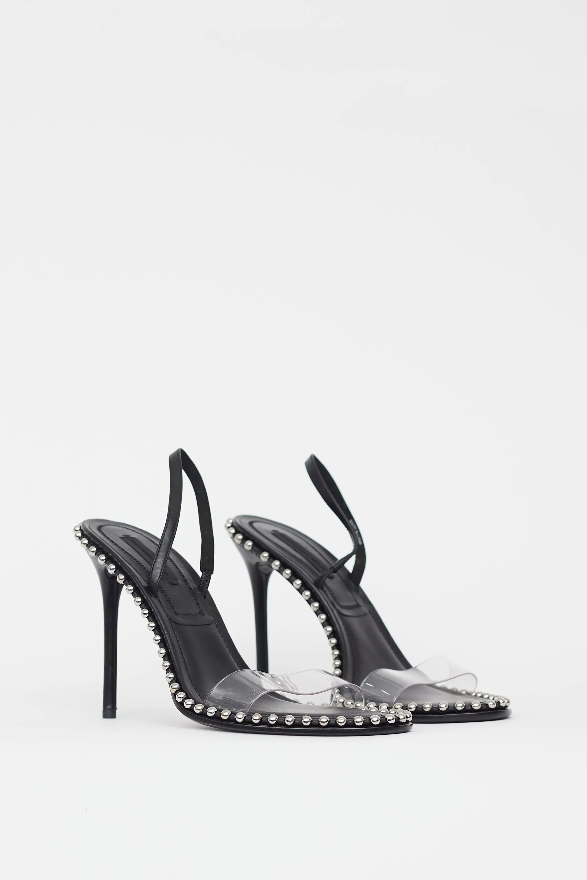 Black Nova Studded Heel