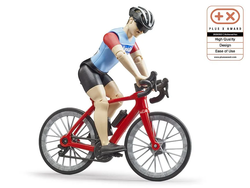 Bruder 63110 bWorld Road Bike with Cyclist