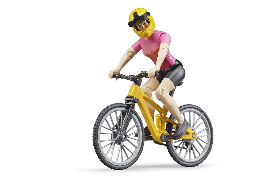 Bruder 63111 bWorld Mountain Bike with Cyclist
