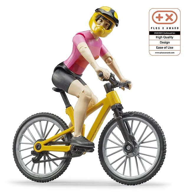 Bruder 63111 bWorld Mountain Bike with Cyclist