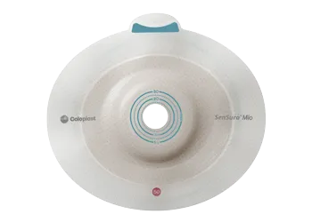 Coloplast 16491 Sensura Mio 2-Piece Flex Standard Wear Skin Barrier, Light Convex, Cut-To-Fit 15mm - 53mm (9/16" - 2-1/16"), Flange Size 70mm (2-3/4")