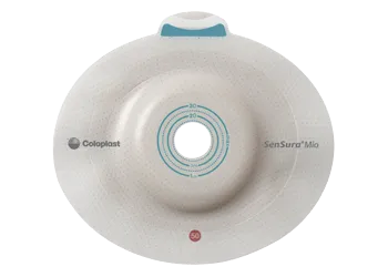 Coloplast 16901 Sensura Mio 2-Piece Click Standard Wear Skin Barrier, Light Convex, Cut-To-Fit 10mm - 20mm (3/8" - 13/16"), Flange Size 40mm (1-9/16")