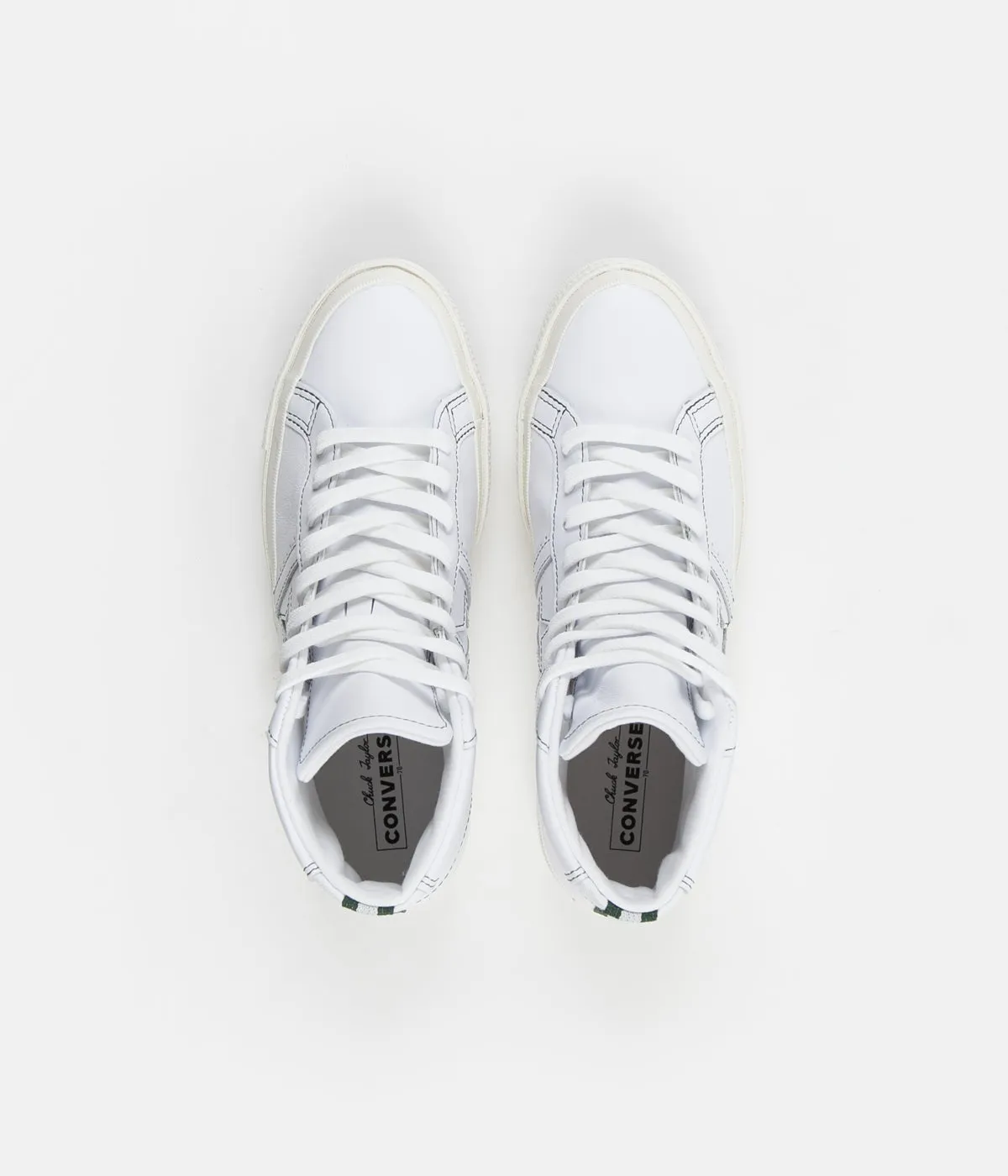 Converse One Star Academy Hi Shoes - White / Fir / Egret
