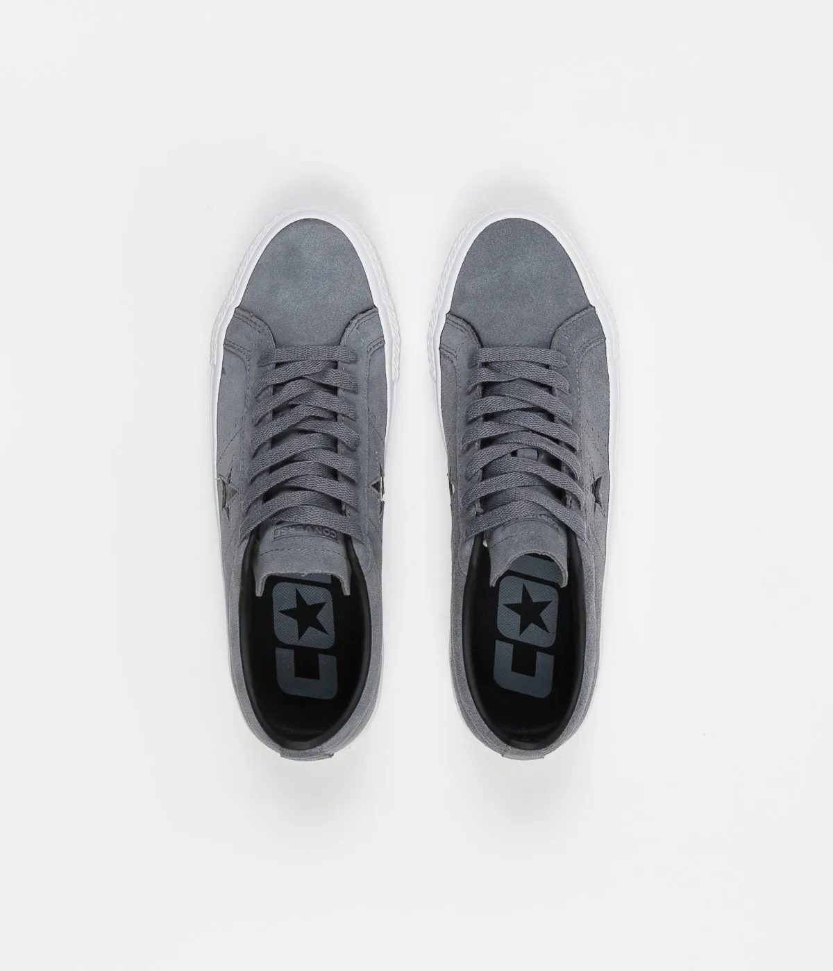 Converse One Star Pro Ox Shoes - Cool Grey / Black / White
