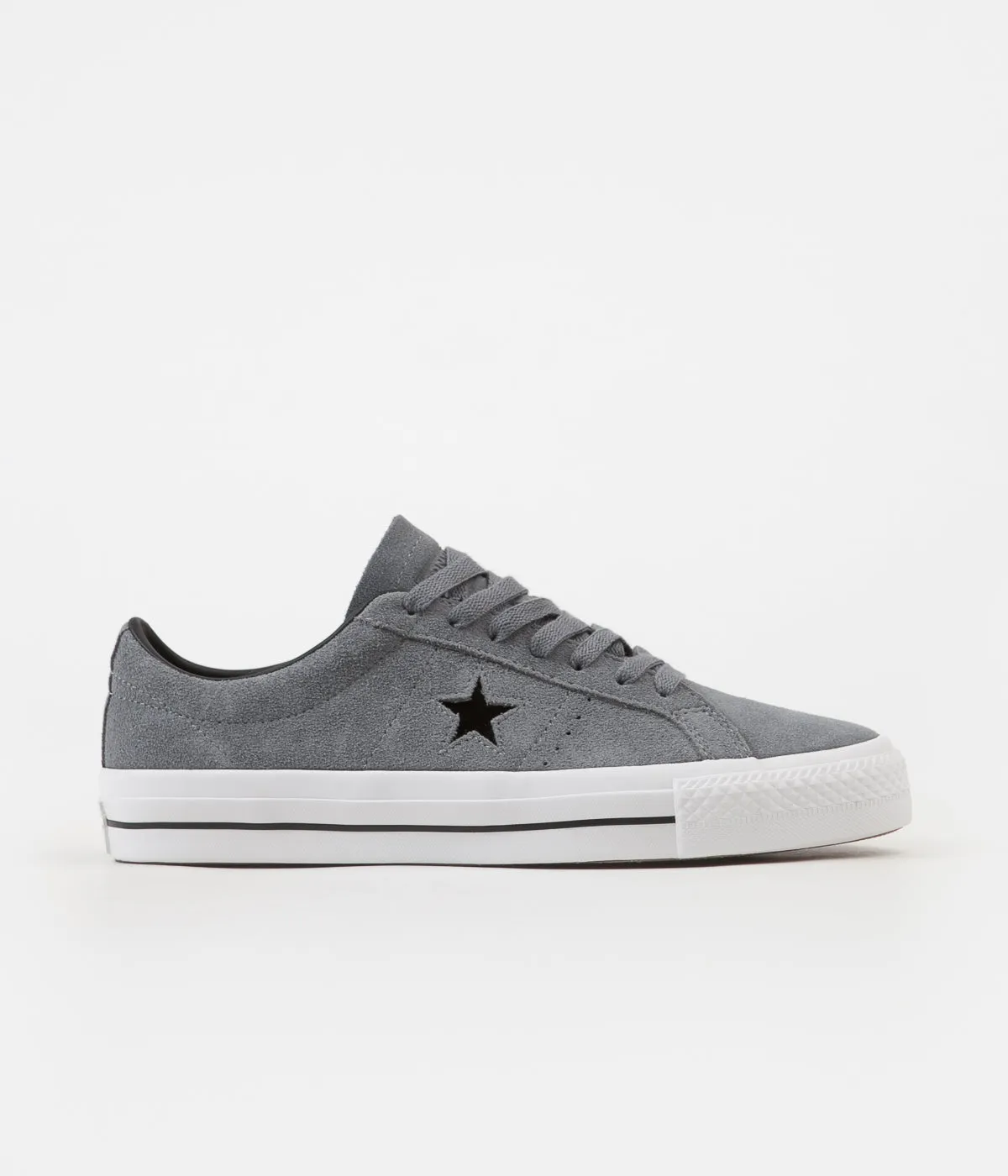 Converse One Star Pro Ox Shoes - Cool Grey / Black / White