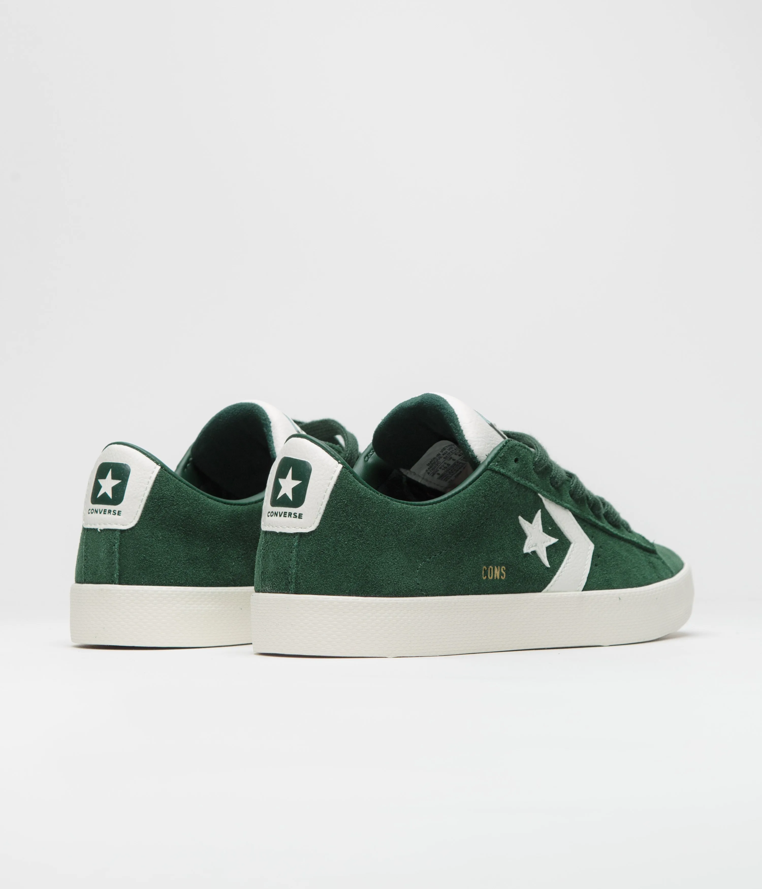 Converse PL Vulc Pro Ox Shoes - Green Envy / Egret / Gum Honey