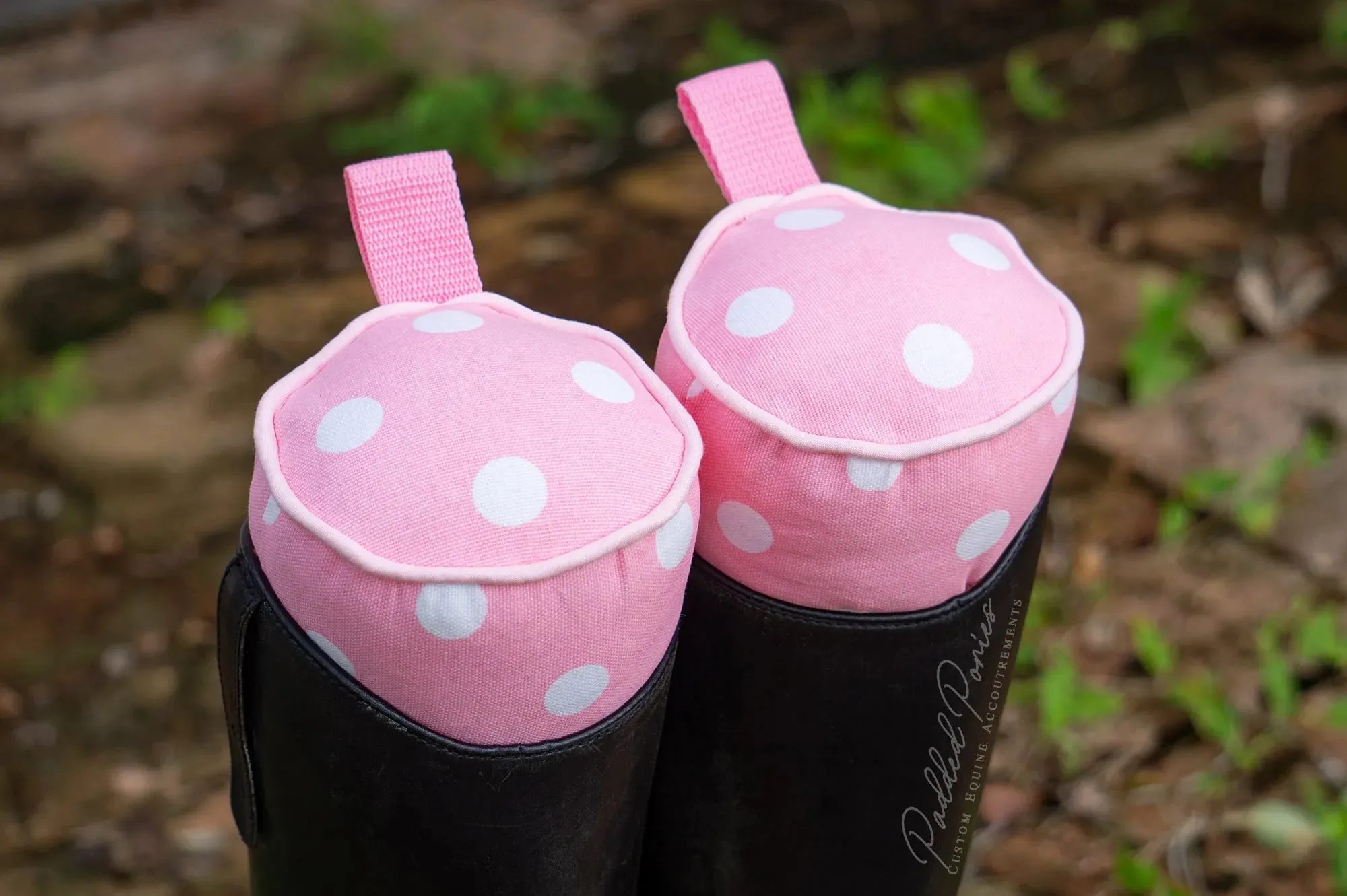 Custom Polka Dot Boot Trees