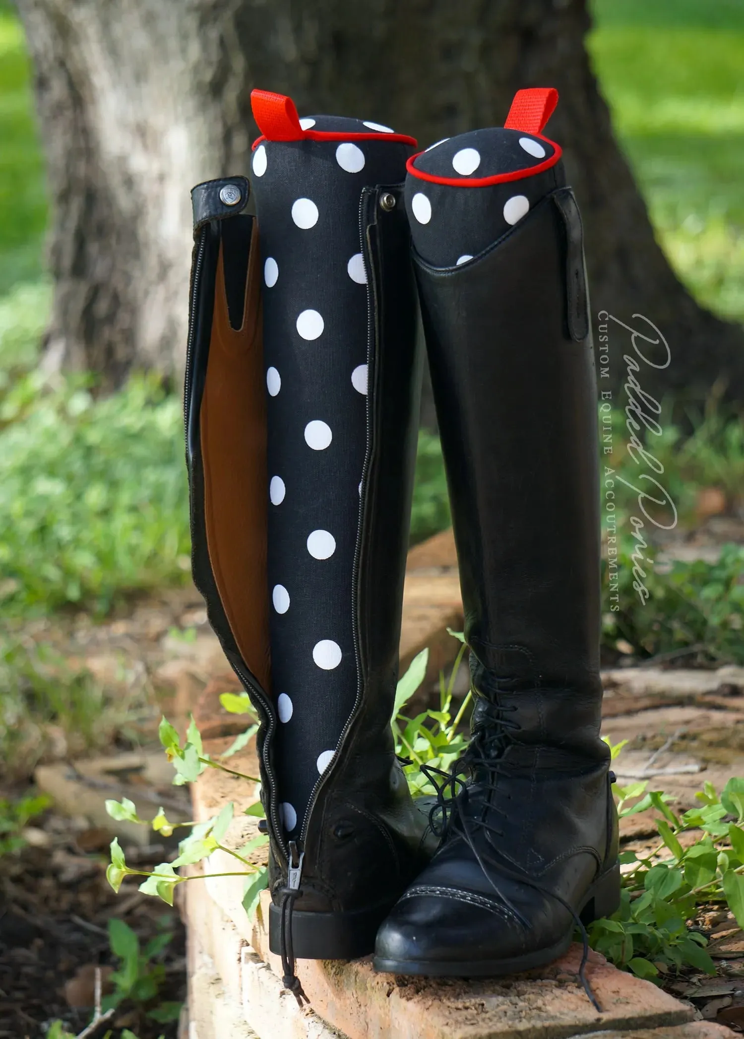 Custom Polka Dot Boot Trees