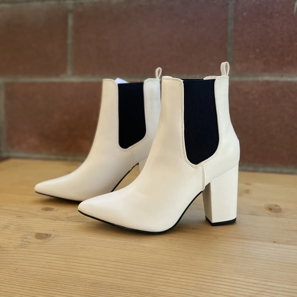 Display-2 White - Botas para Mujer con Tacon