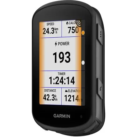 Edge 540 Garmin Solar Bike Computer, Black