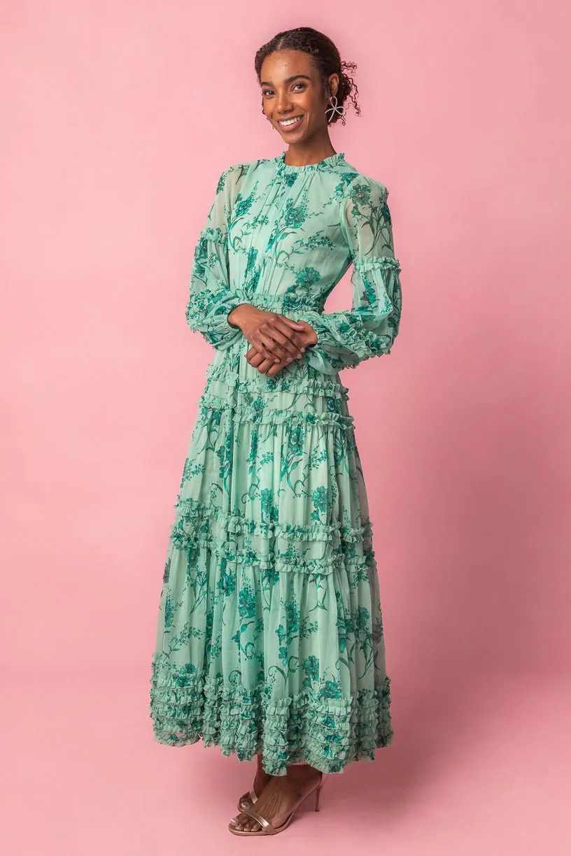 Geneva Dress in Bright Green - FINAL SALE
