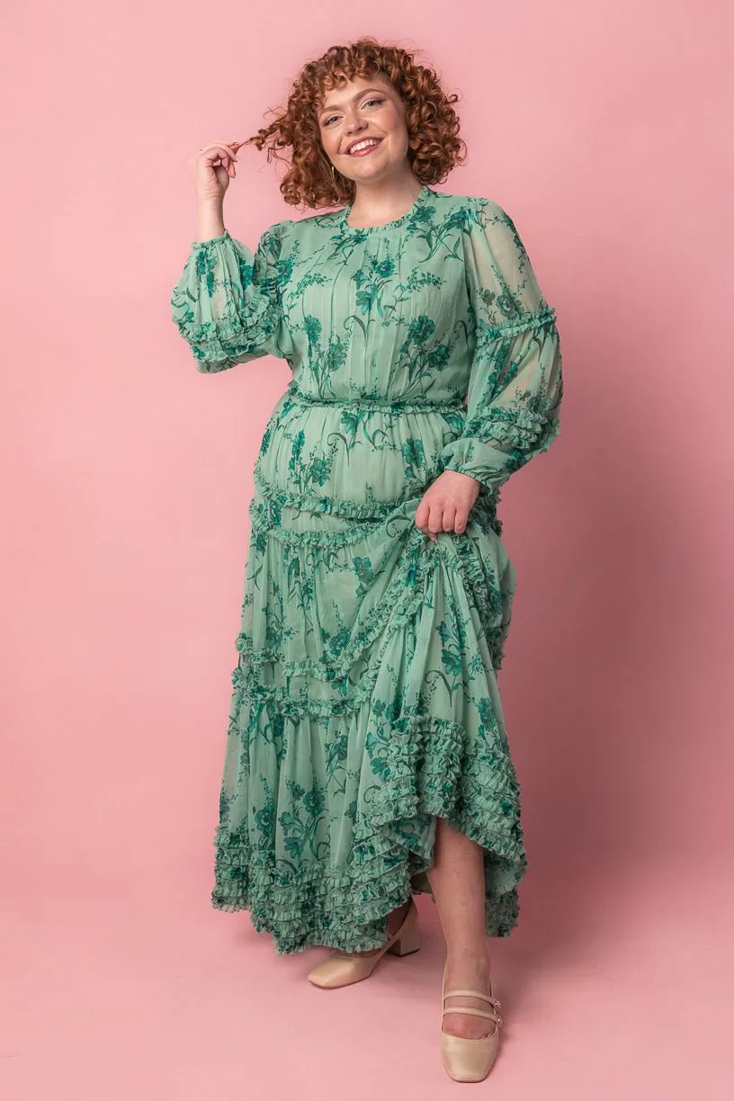 Geneva Dress in Bright Green - FINAL SALE