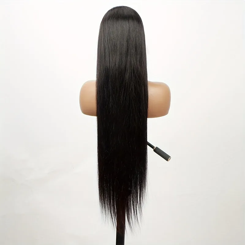 Glueless Straight 13x4 Lace Front Human Hair Wig Transparent Lace Frontal Wigs For Women Natural Wig