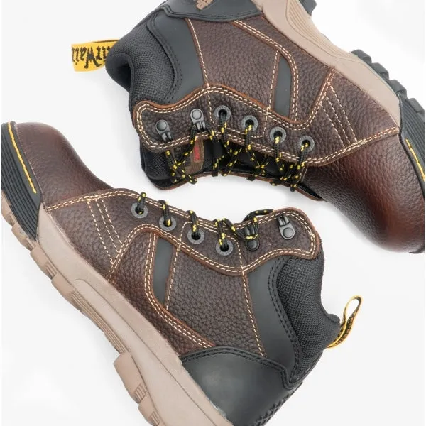 GRAPPLE Mens Leather Safety Boots Brown