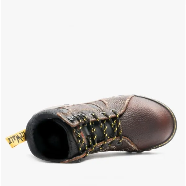 GRAPPLE Mens Leather Safety Boots Brown