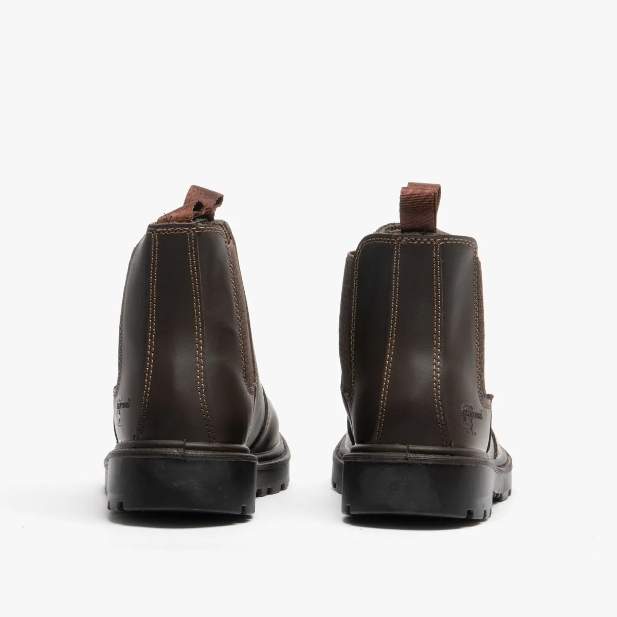 GRINDER Unisex Dealer Safety Boots Brown