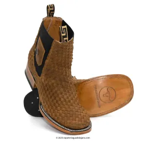 H423131 WIDE SQUARE TOE PETATILLO TAN