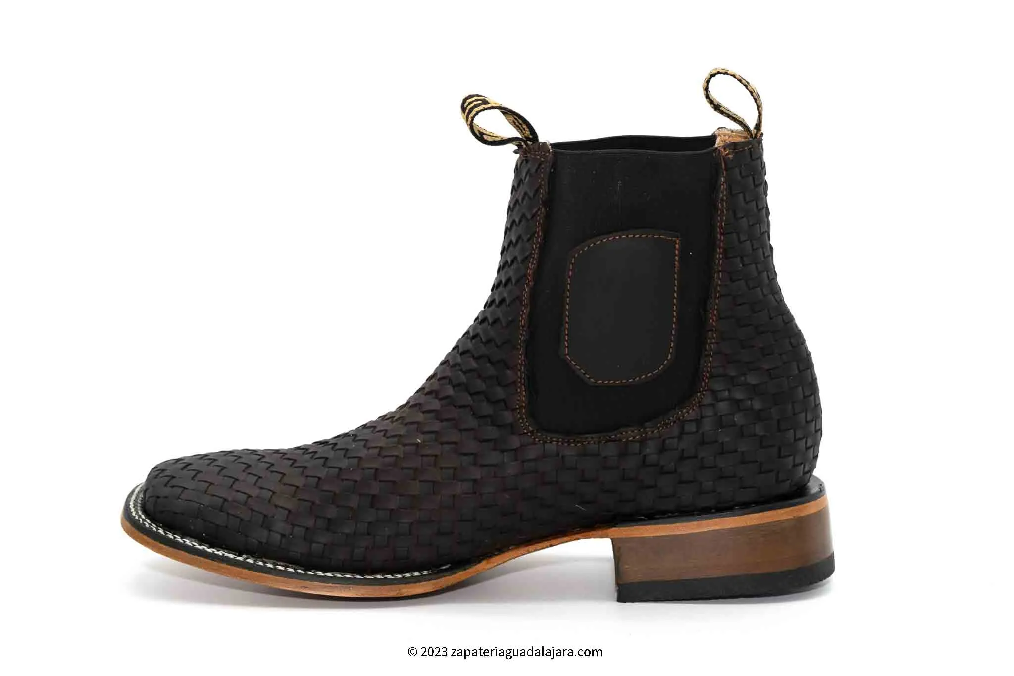 H423194 WIDE SQUARE TOE PETATILLO CHOCOLATE