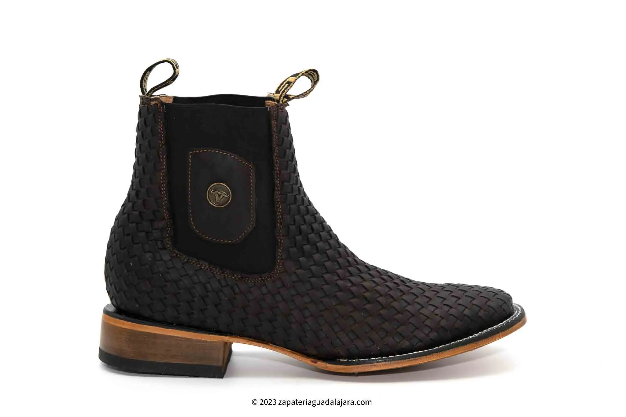 H423194 WIDE SQUARE TOE PETATILLO CHOCOLATE