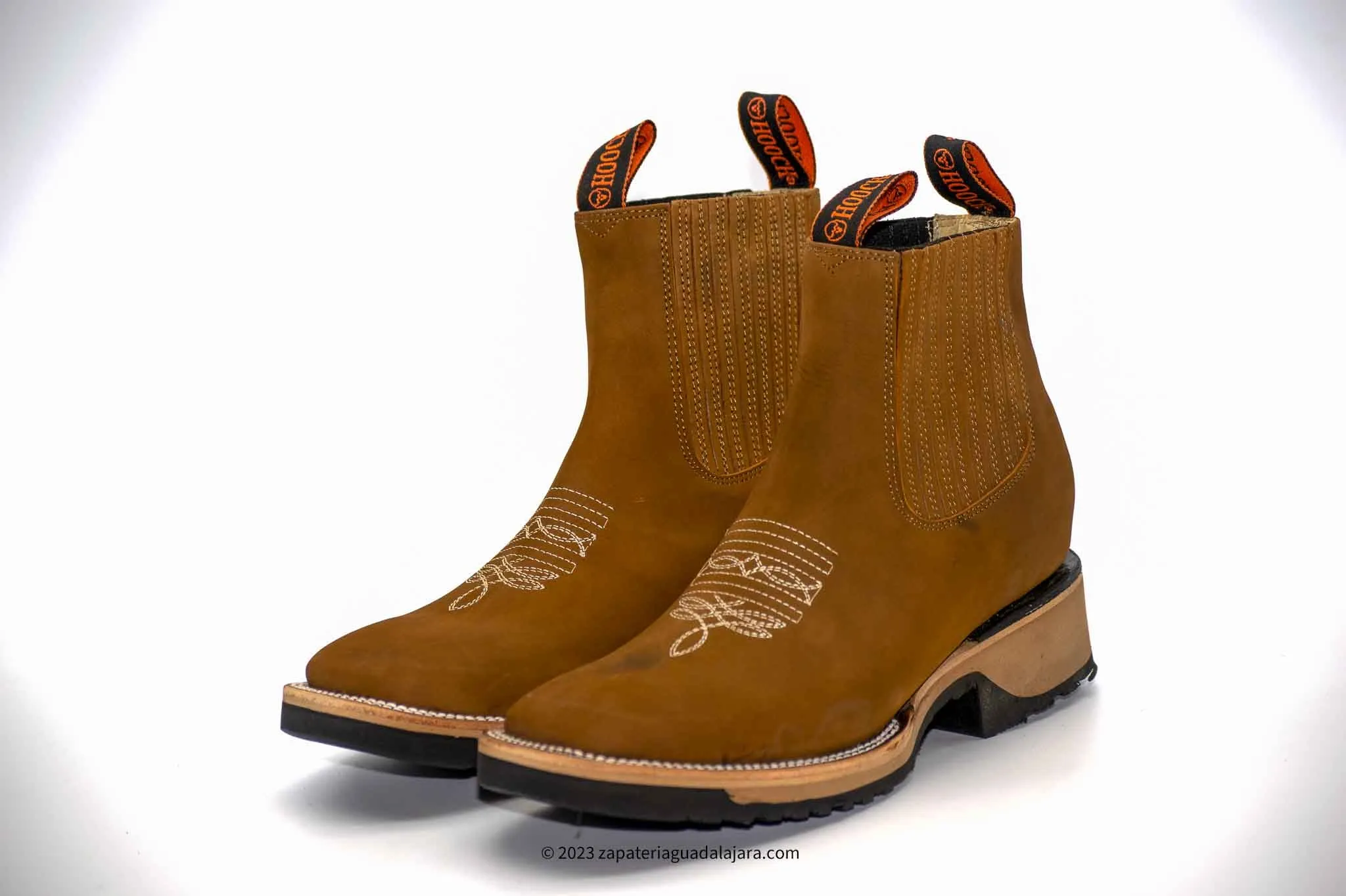 H42D2631 WIDE SQUARE TOE CRAZY TAN