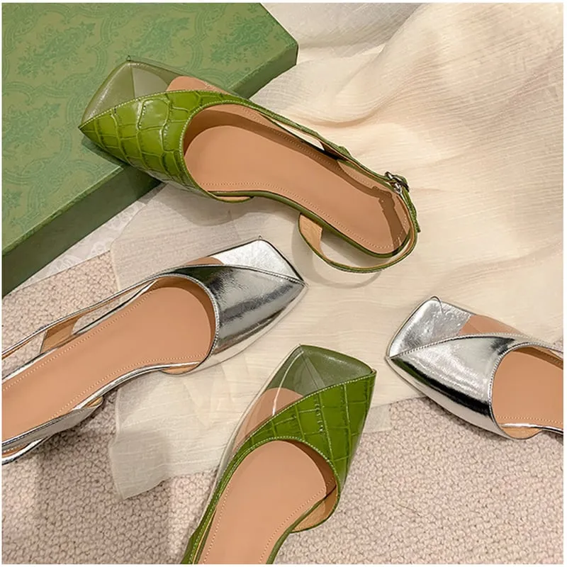 Joskaa Kaylee Peep Toe Kitten Heels Heeled Sandals