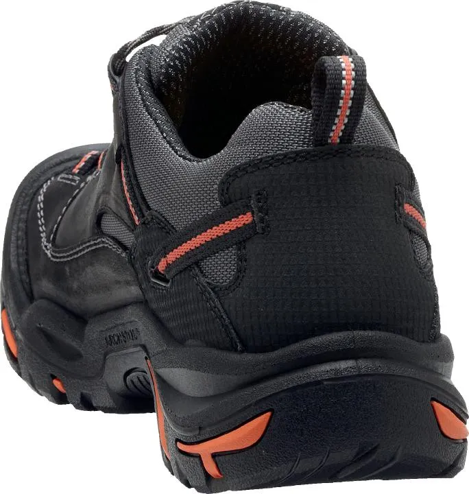 'Keen Utility' Men's Braddock Low Steel Toe - Black / Grey / Orange