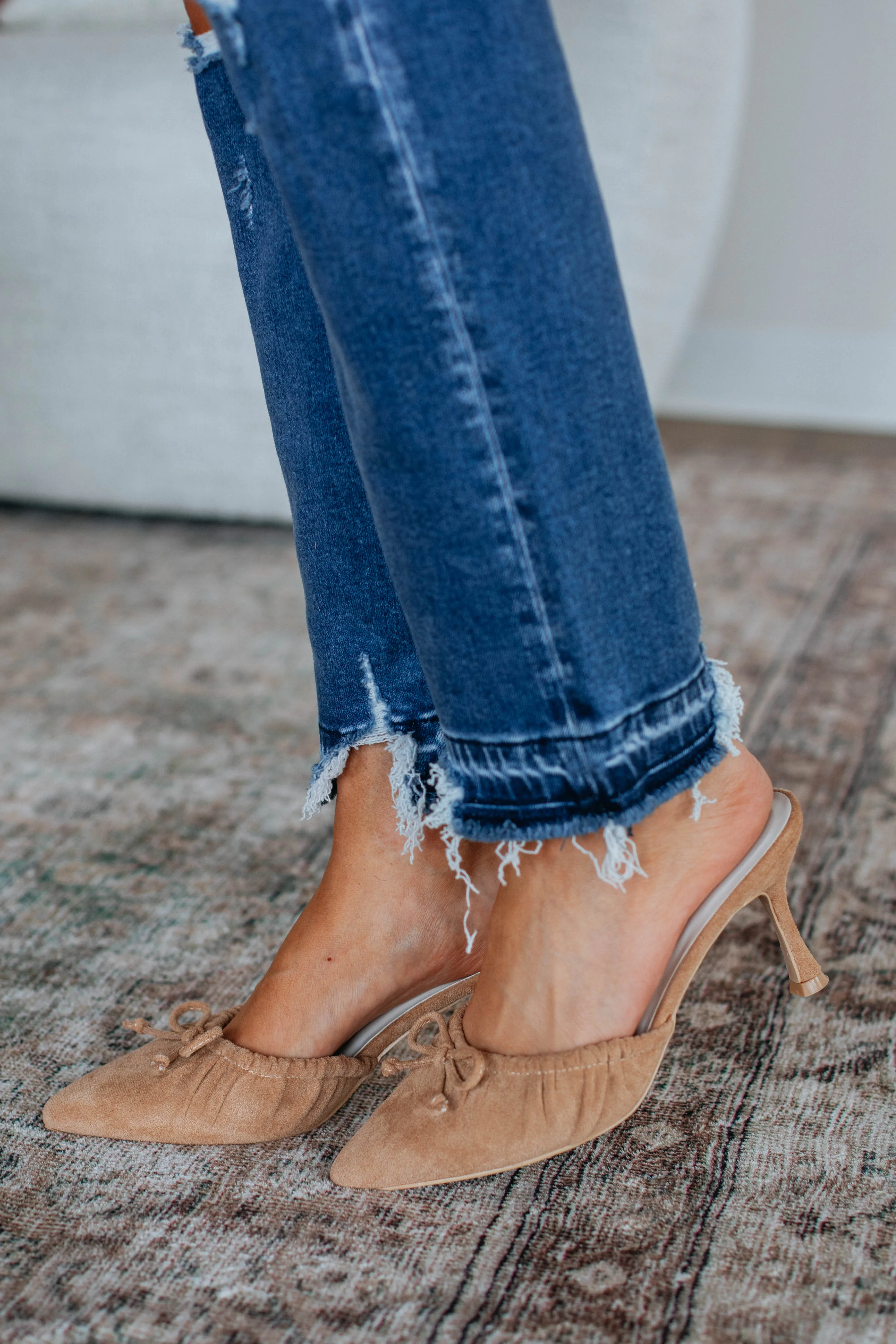Keep Me Posted Heels - Sand