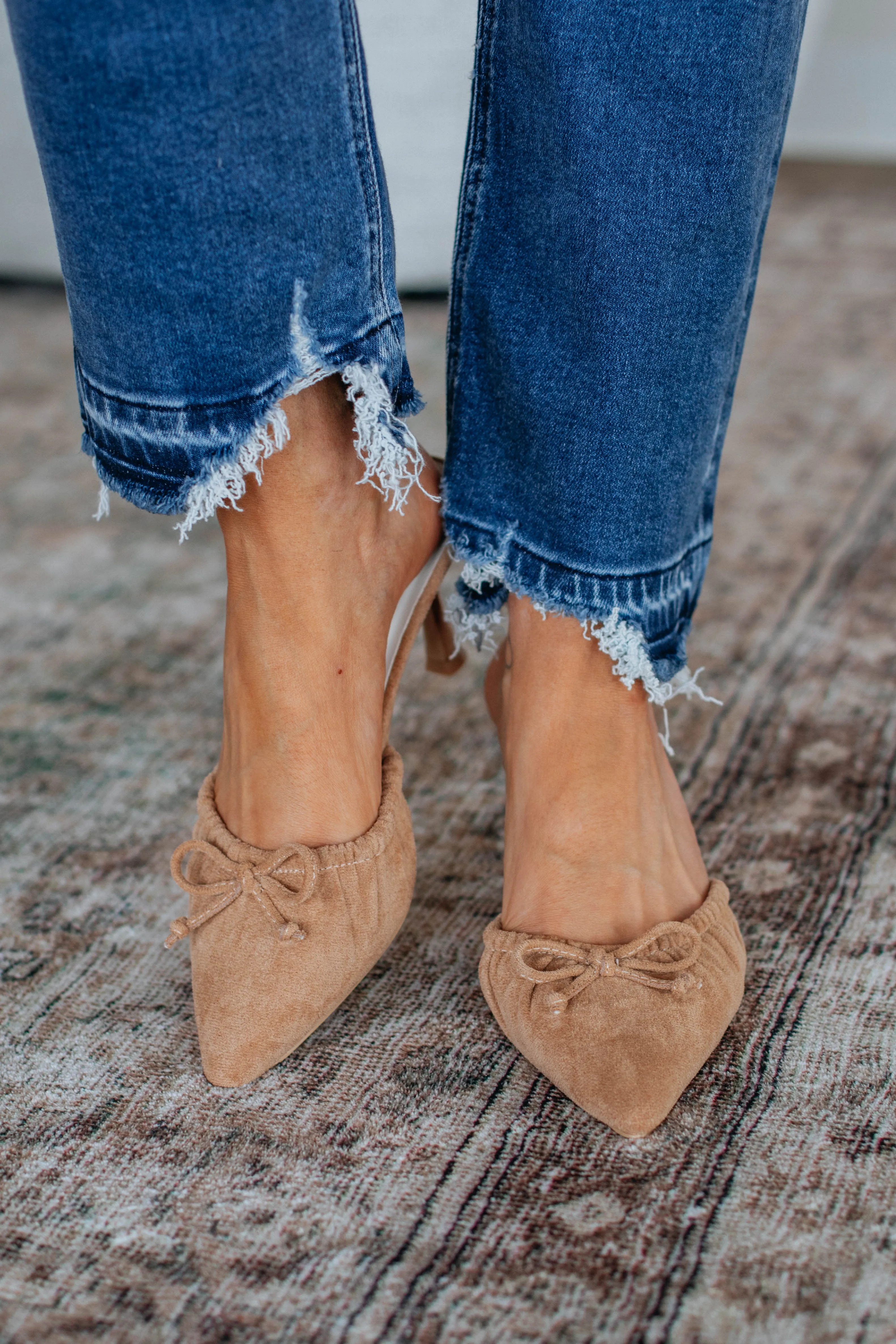 Keep Me Posted Heels - Sand