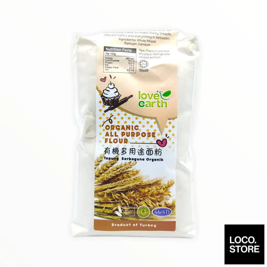 Love Earth Organic All Purpose Flour 900g