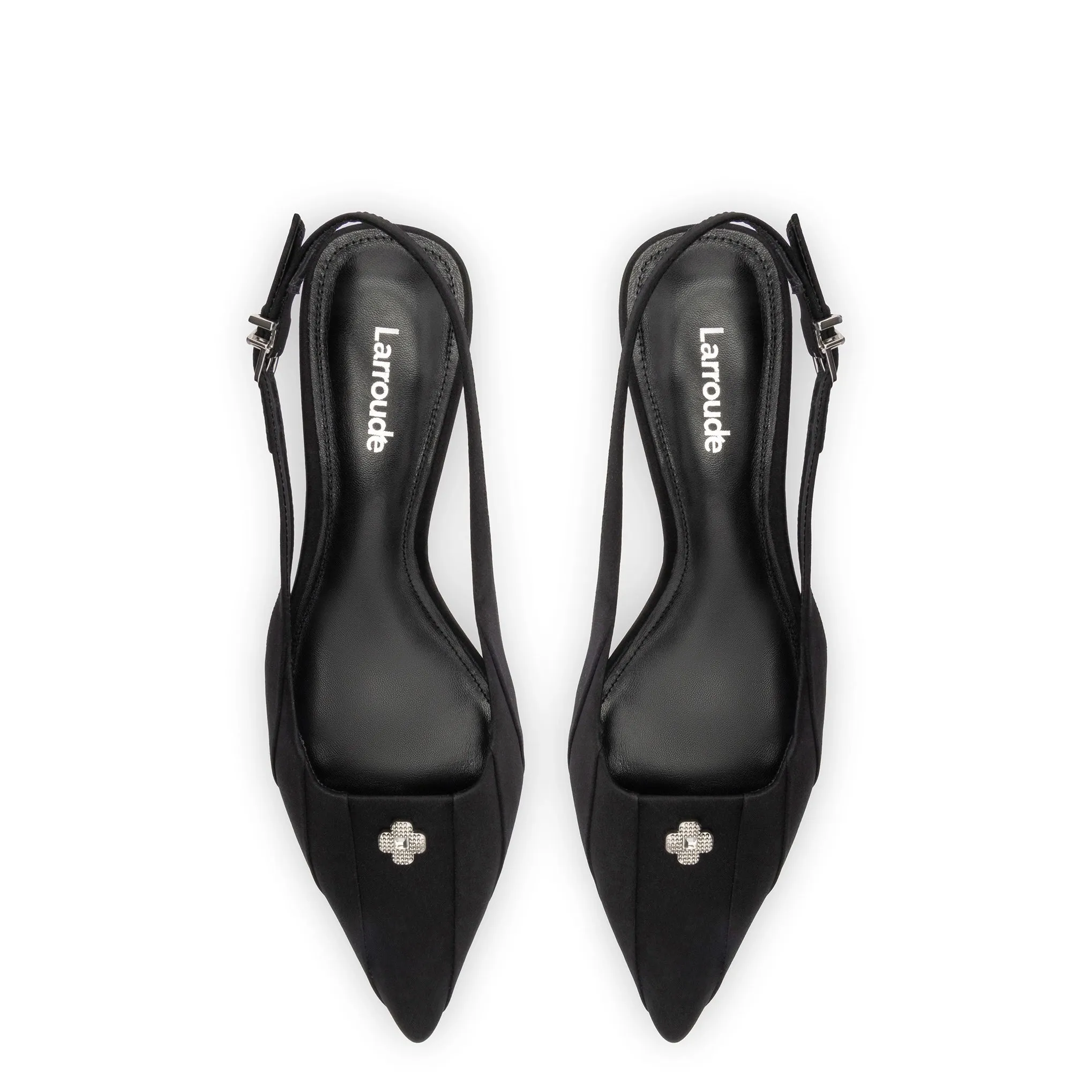 Maxine Pump In Black Fabric