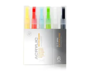 Montana Acrylic Paint Marker Set of 6 - Extra Fine