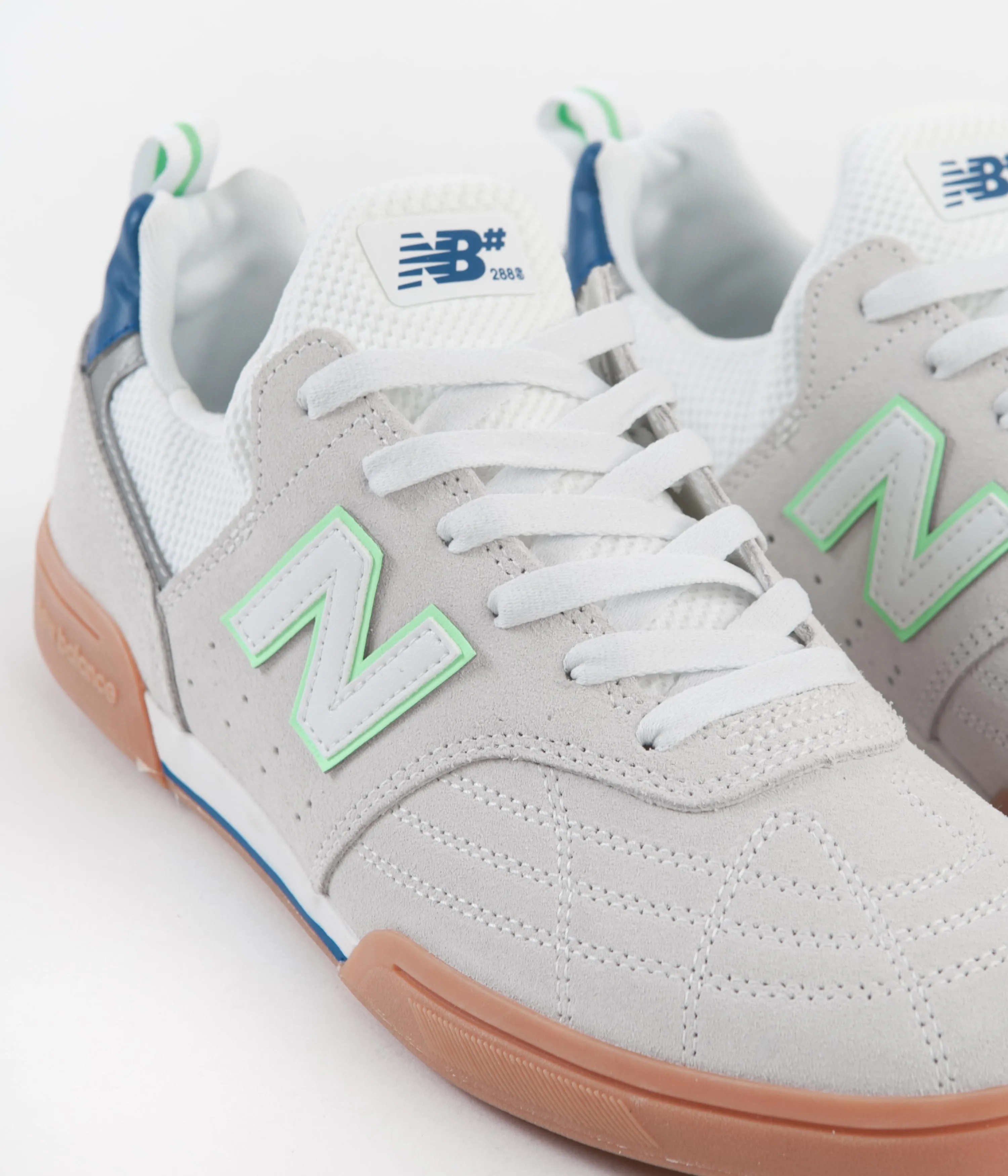 New Balance Numeric 288 Shoes - Grey / Blue / Gum
