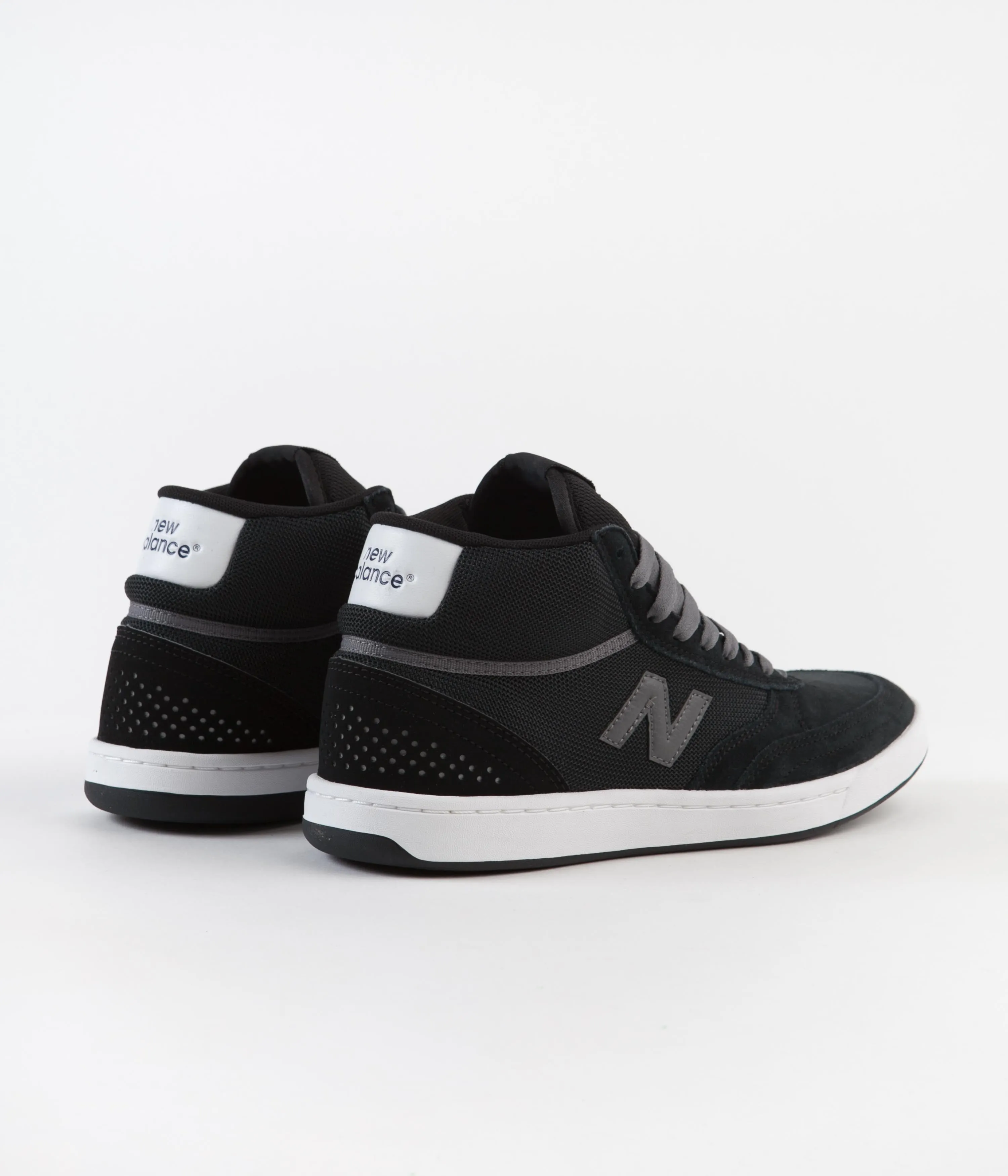 New Balance Numeric 440 Hi Shoes - Black / Grey / White