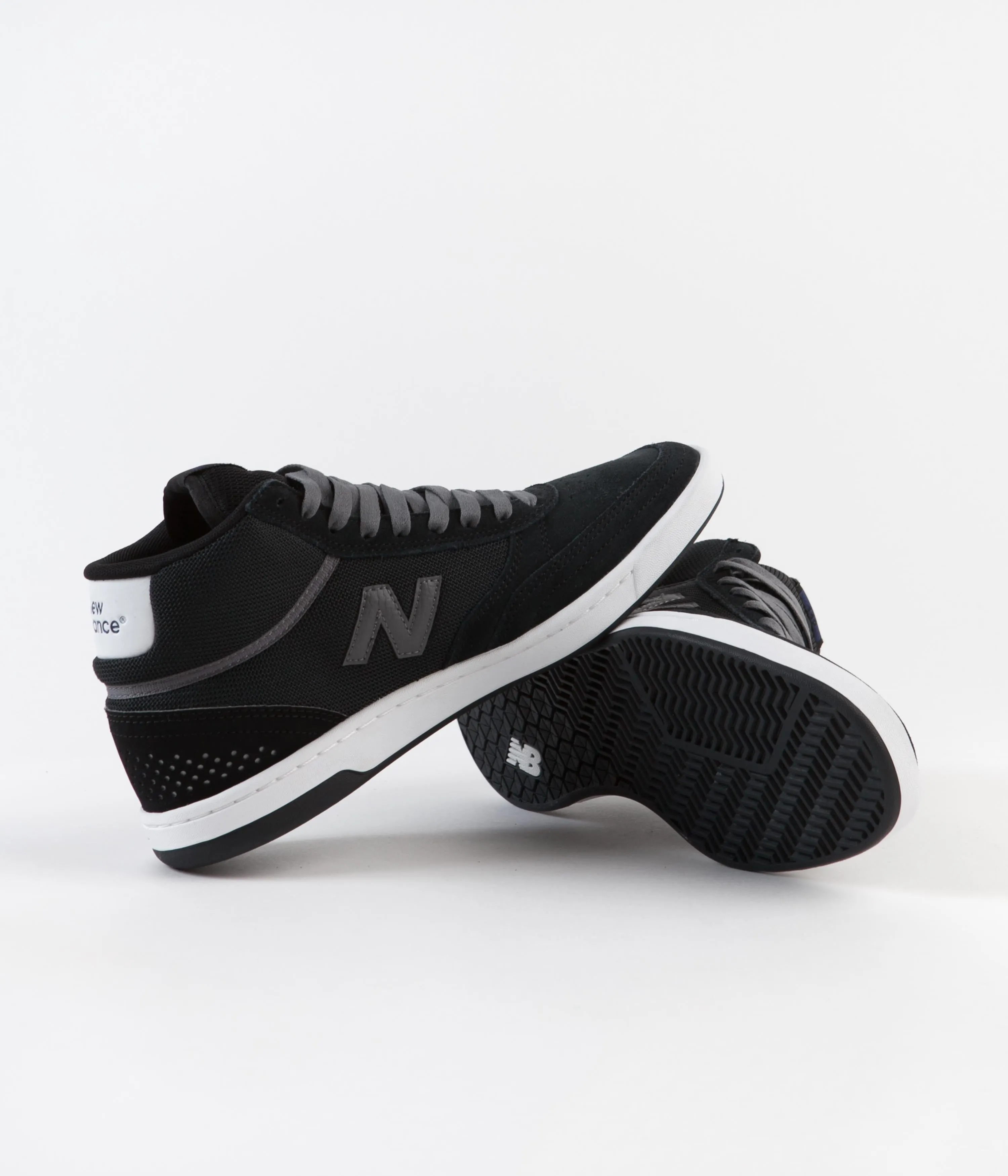 New Balance Numeric 440 Hi Shoes - Black / Grey / White