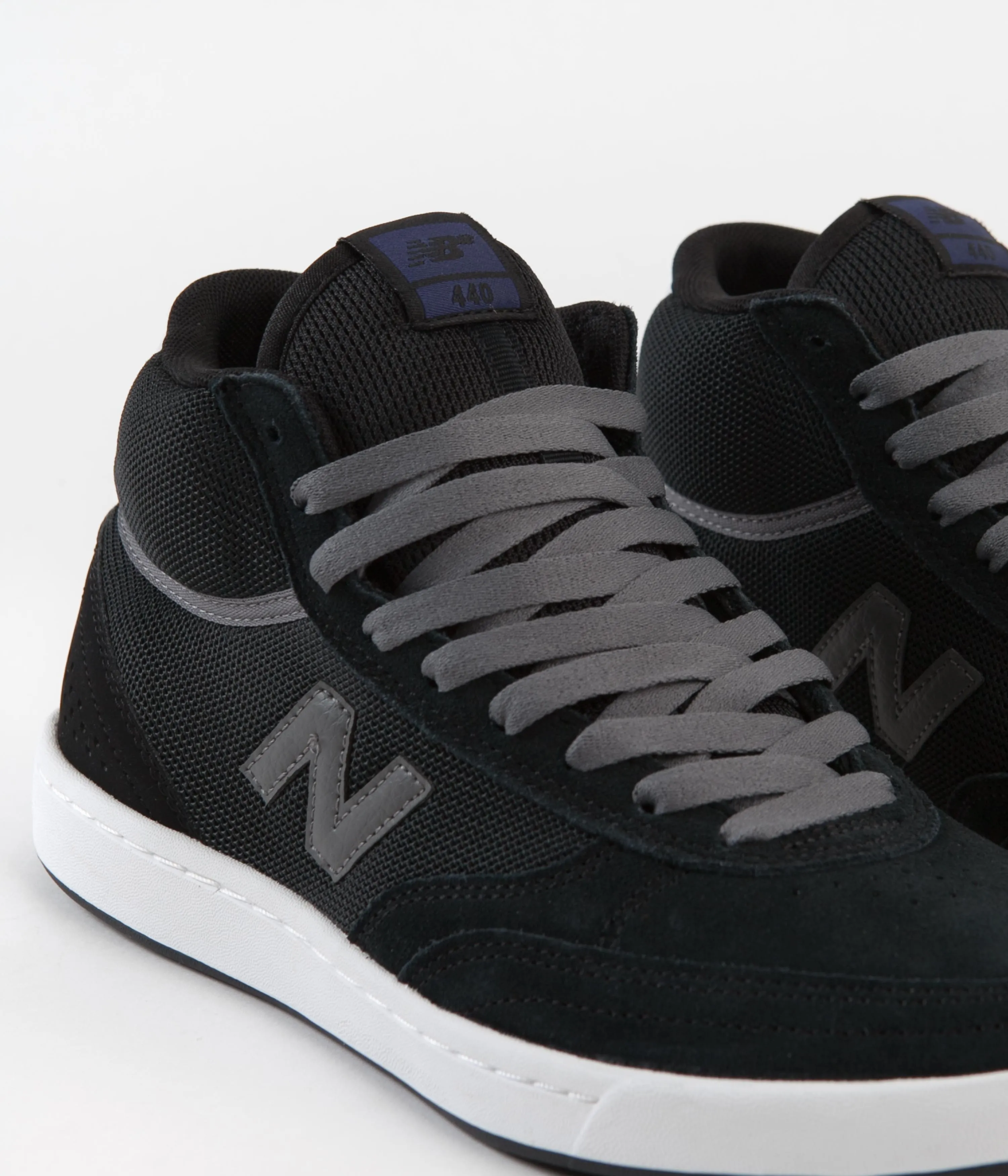 New Balance Numeric 440 Hi Shoes - Black / Grey / White